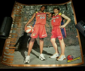 2002 WNBA Phoenix Mercury 22.75" x 23" Goldie & Grubin Poster by Barry Gossage - Picture 1 of 5