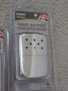ZIPPO MARCO A CROMO CALENTADOR DE MANOS CLAMSHELL - Plateado - ENVÍO GRATUITO - Imagen 1 de 3