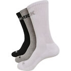 Mister Tee AMK Logo Socks 3-Pack Socken Herren Damen Unisex Gr.35-50 3er Packung