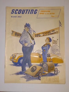 Scouting Magazine 1955 BSA Survival Outdoors Hunting Fishing Canoe Ads - Foto 1 di 6