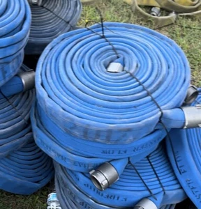 50' Fuß Feuerwehrschlauch mit Aktion Kupplung Armaturen - Bild 1 von 5