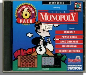 TEGL Monopoly y otros 5 juegos de mesa para tu PC - ¡Nuevo CD-ROM Imagitec! - Imagen 1 de 2