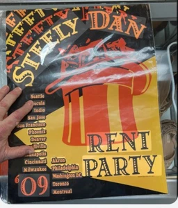 Steely Dan Rent Party 2009 Tour  Poster , Ltd To 20 Per Venue - Picture 1 of 1
