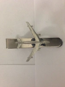 Boeing B-47 Stratojet C44 Aircraft English Pewter Emblem on a Tie Clip 4cm long - Picture 1 of 1