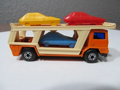 Matchbox Superfast 1976 No 11 Car Transporter Lesney Orange Diecast USED NM Cond - Image 1 of 4