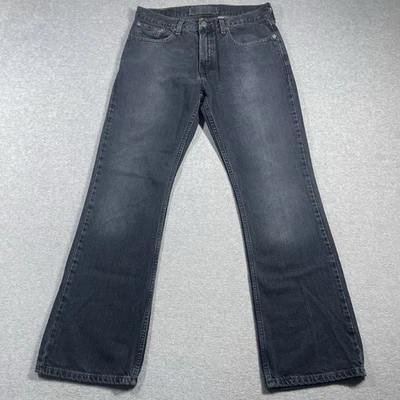 Levi's 527 slim bootcut jeans men's 31x30 black dark wash denim cowboy - Image 1 of 4