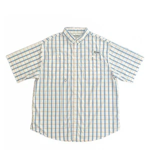 Columbia PFG Omni-Shade Tamiami II Short Sleeve Shirt UPF 40 Plaid Men’s Size XL - Picture 1 of 9