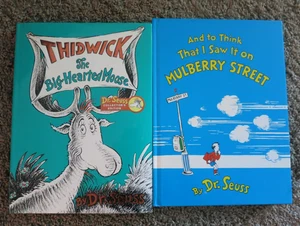Dr. Seuss And to Think That I Saw It Mulberry St/THIDWICK Kohl's Cares Hardcovr - Imagen 1 de 6