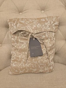 RH Restoration Hardware ITALIAN OUSHAK JACQUARD SATEEN King Duvet Carmel - Picture 1 of 5