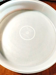 TUPPERWARE 12" CUPCAKE/PIE/CAKE STORAGE 242 12" X 2-1/2" NO LID - Picture 1 of 3