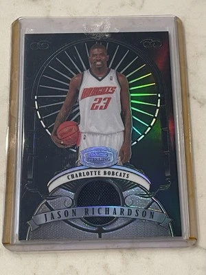 Tarjeta negra Bowman Sterling Refractor 2007-08 #JR Jason Richardson Jersey/99 Foto 1 de 2