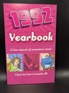 1992 Yearbook, A Time Capsule Of Momentous Events w/Envelope - Picture 1 of 3