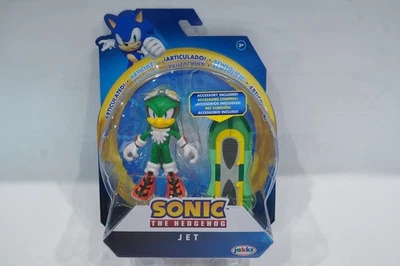 Figura de acción Jakks Pacific Sonic the Hedgehog JET THE HAWK 4" NUEVO SELLADO Foto 1 de 4