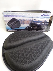 Used ~ Foldable Motorcycle Gel Seat Cushion 3D Seat Pad ~ Missing one strap - Bild 1 von 3