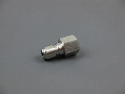 VELOCI MTM Hydro 24.0073 Plated Steel QC Plug 1/4" FPT