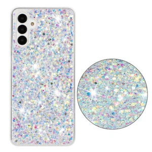 For Samsung Galaxy A15 A14 A23-A55 Sequins Glitter Slim Shockproof Phone Case  - Picture 1 of 40