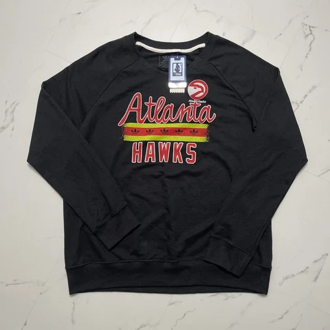 NWT Adidas NBA Atlanta Hawks Women's Crewneck Size XL NBA4her NWT $55 MSRP Cover
