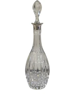 Vintage Silber & Glas Karaffe - London - 1981 von Mappin & Webb - Bild 1 von 5