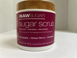 Zucchero grezzo - Scrub allo zucchero, ananas + bacche di maqui + cocco, 15 oz - Foto 1 di 3