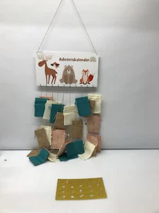 Humairc Adventskalender Holz mit 24 Jute Saeckchen zum Befuellen Motiv - Bild 1 von 6