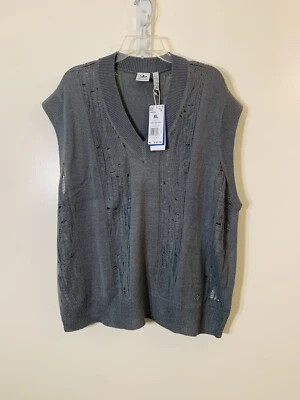 Adidas Chaleco Mujer Mezcla Lana Desgastada Tejido Gris IW0262 NUEVO CON ETIQUETAS Talla XL $80.00 Foto 1 de 4