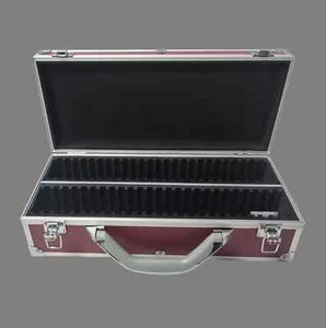 50 Certified Slab Coin Aluminum Storage Box Red - Picture 1 of 4