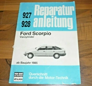 FORD Scorpio 4-Zylinder 1985- Motor Getriebe Fahrwerk WERKSTATT HANDBUCH - Bild 1 von 1