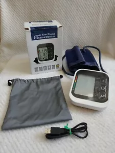 NWT Microcomputer Intelligent Upper Arm Blood Pressure Monitor 8.5-16 LCD - Picture 1 of 12