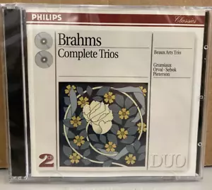 Complete Trios by Brahms / Beaux Arts Trio (CD, 1993) BRAND NEW/SEALED - Picture 1 of 3