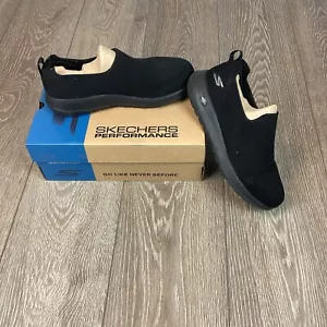 Sketchers Performance Go Walk Max Uomo 9 Nero Lavoro Ortholite Extra Largo - Foto 1 di 10