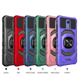 Für Cricket Icon 4 Ständer Ganzkörper Magnet Handy Hülle Cover mit Temper Glas - Bild 1 von 57