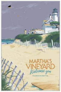 Jaws - Martha's vineyard by Laurent Durieux - Variant - Sold Out Not Mondo - Picture 1 of 1