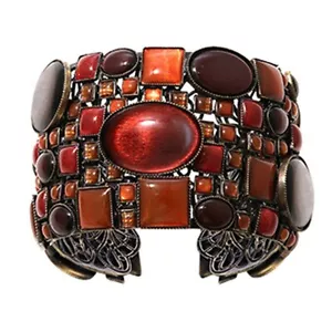 Konplott Armband Armreif Checks Oval brown - Bild 1 von 4