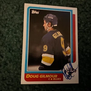 Autographed 1986-87 Topps DOUG GILMOUR HOF #H-1 - Picture 1 of 1