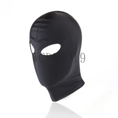 4 Types Roleplay Costume Full Head Face Cover Headgear Mask Hood Restraint Slave - Image 1 of 4