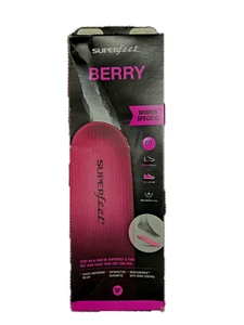 Superfeet Berry Damen High Impact Fußgewölbestütze Einlegesohlen Laufschuhe 10,5-12 - Bild 1 von 2