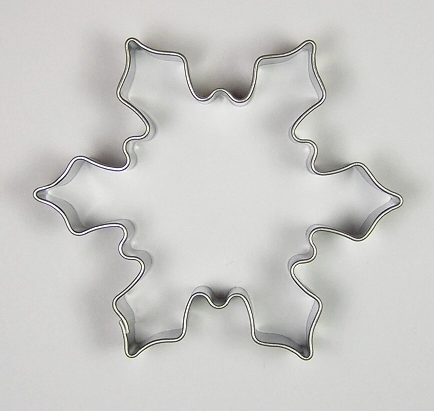 Ausstecher Ausstechform Eiskristall Schneeflocke  6,5 cm Edelstahl - Bild 1 von 1