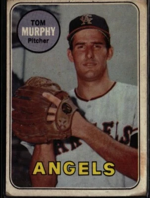 1969 Topps Tom Murphy #474 California Angels E787 Foto 1 de 2
