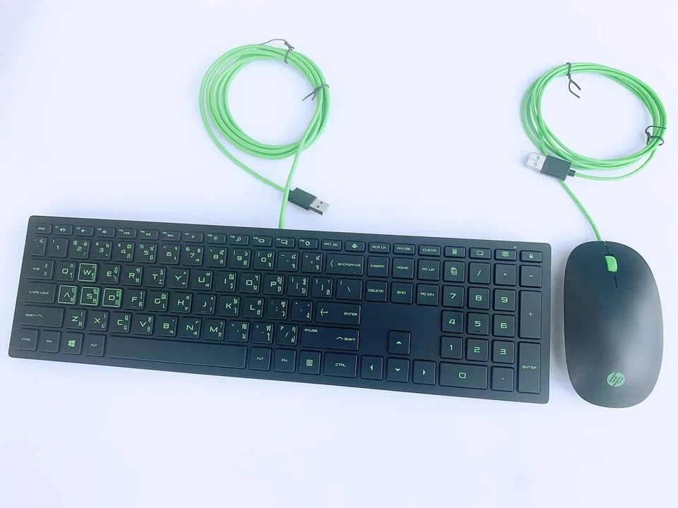 Thai layout  USB wired keyboard and mouse kit for HP - Image 1 of 1