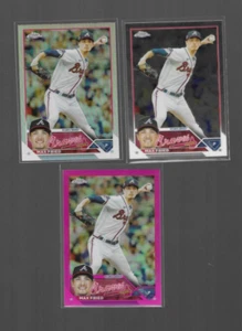 MAX FRIED 2023 TOPPS RIFRATTORE CROMATO ROSA E ARGENTO CON BASE 65 - Foto 1 di 2