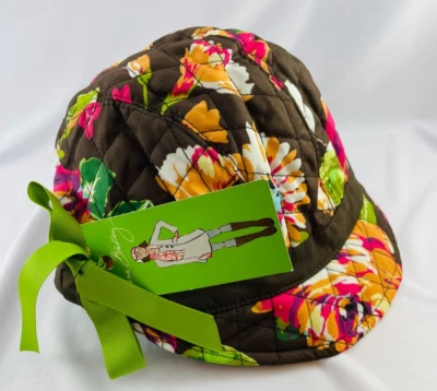 VERA BRADLEY 'Be Cozy' 系列 Newsgirl 帽子(英式玫瑰)全新 — 第 1/4 张图片