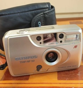 Camera Olympus Trip AF 50 28mm Lens Point & Shoot 35mm - Picture 1 of 19