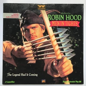 Laserdisc Robin Hood Men in Tights Brand New Still Sealed Mel Brooks Commentary - Picture 1 of 2