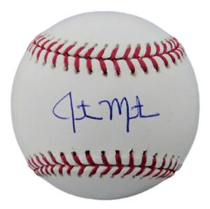Justin Masterson Autographed OML Baseball Cleveland Indians MLB Holo 179897
