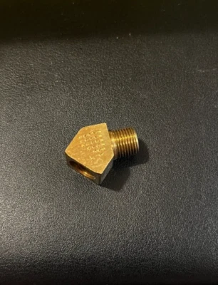 ⅛ NPT 45 Degree Street Elbow Brass --- HIGH PRESSURE --- 10 Pack - NEW - Image 1 of 2