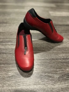 Munro Damen-Slipper rot Leder Berkley Größe 8 - Bild 1 von 6