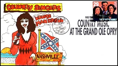 Scott 2776 29 Cents The Carter Family Jack Follows Hand Painted FDC - Image 1 of 2