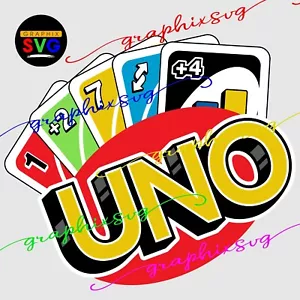 UNO, Girl Uno Birthday Party SVG, EPS, PNG. Girl Uno Family File.vector Download - Bild 1 von 5