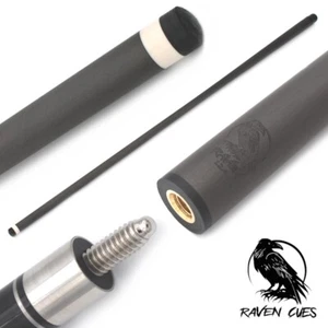 RAVEN Carbon Fiber Pool Cue - Shaft Only (11.8mm, 29") 3/8-14, Fits Cuetec 20mm - Picture 1 of 7
