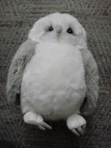 OWLS! New Lou Rankin/Lou Raweim OWL white w/grey wings excellent condition plush - Picture 1 of 10